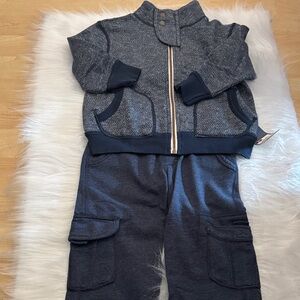 Cozy Charcoal Kids Joggers